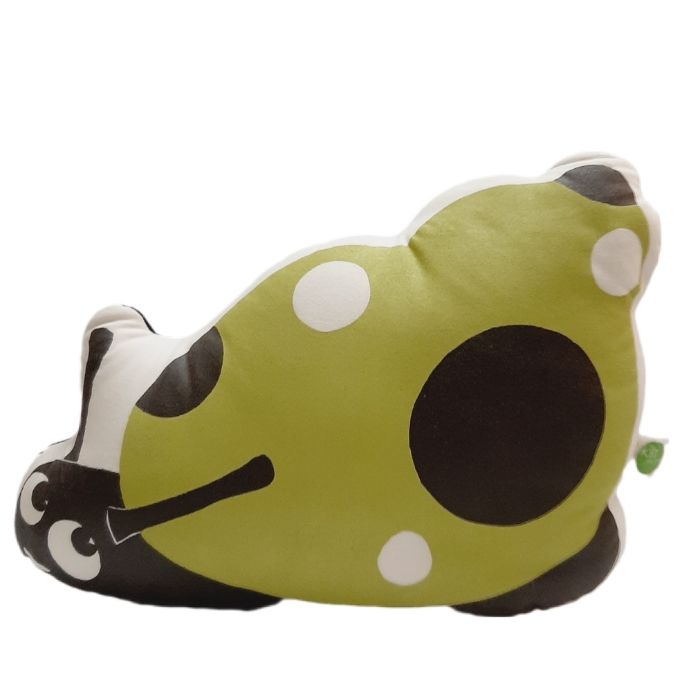 🍒 Snail Cute Novelty Pillow Green & Black Plush Soft Kids Modern Animal Toy
